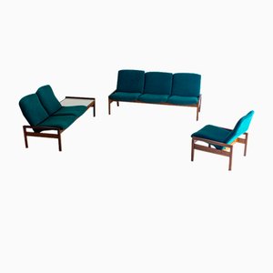 Mid-Century Living Room Set by Georges van Rijck for Beaufort, Belgium, 1960s, Set of 3-LIO-1787592