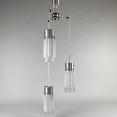 Mid-Century Long Chandelier, Czechoslovakia, 1970s-TZ-1028640