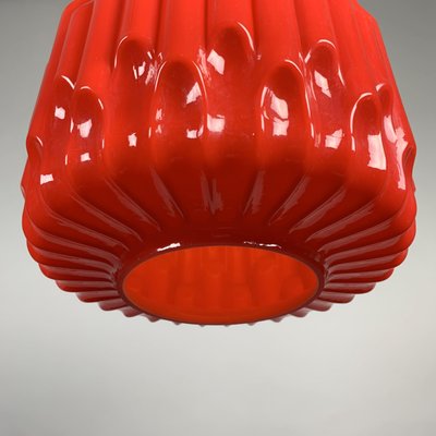 MId-Century Long Glass Pendant Lamp, 1960s-TZ-778332