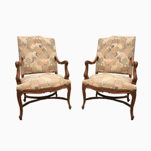 Mid-Century Louis XV Style Armchairs, Set of 2-WQQ-587594