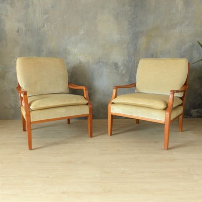 Mid-Century Lounge Chairs, 1950s, Set of 2-WK-767386