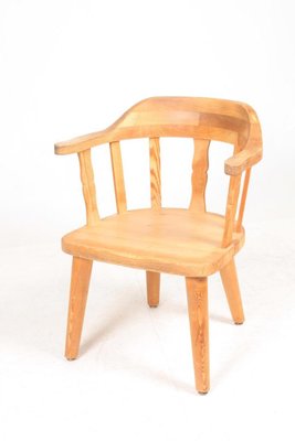 Mid-Century Lounge Chairs in Solid Pine, 1960s, Set of 4-FK-1000462