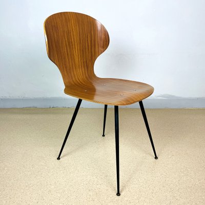 Mid-Century Lulli Dining Chair by Carlo Ratti for ILC Lissone, Italy, 1970s-WQC-1059227