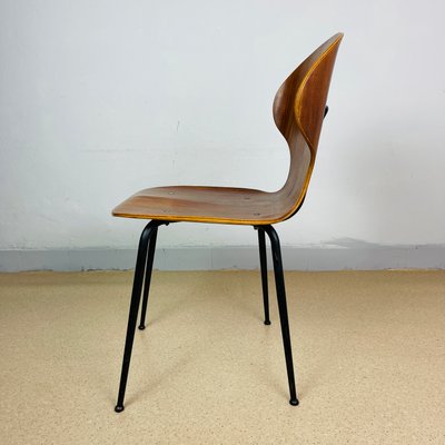 Mid-Century Lulli Dining Chair by Carlo Ratti for ILC Lissone, Italy, 1970s-WQC-1059229