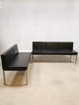 Mid-Century Mad Men Style Modular Sofa by Kho Liang Ie for Artifort, Set of 2-BW-970682