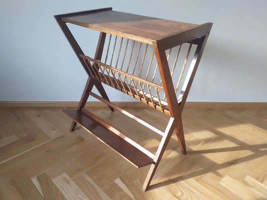 Mid-Century Magazine Rack, Denmark, 1950s-TZ-680297