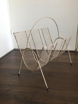 Mid-Century Magazine Rack in the Style of Mathieu Matégot, 1950s-DE-660083