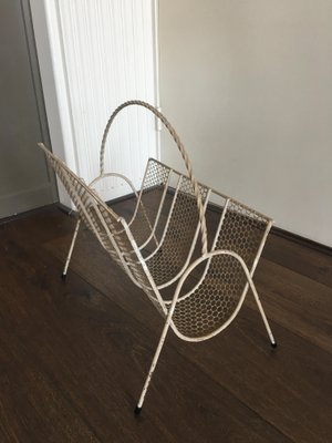 Mid-Century Magazine Rack in the Style of Mathieu Matégot, 1950s-DE-660083