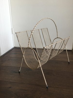 Mid-Century Magazine Rack in the Style of Mathieu Matégot, 1950s-DE-660083