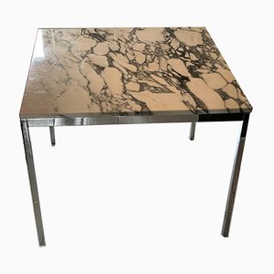 Mid-Century Marble and Chrome Dining Table by Florence Knoll Bassett for Knoll Inc. / Knoll International-JAG-837322