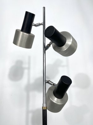 Mid-Century Marble and Metal 3-Arm Floor Lamp, Italy, 1960s-OT-1397642