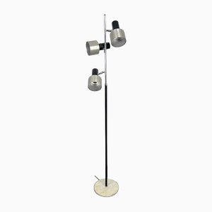 Mid-Century Marble and Metal 3-Arm Floor Lamp, Italy, 1960s-OT-1397642