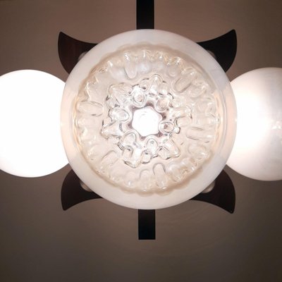 Mid-Century Mazzega Murano Glass Pendant Lamp, 1970s-WQC-843076