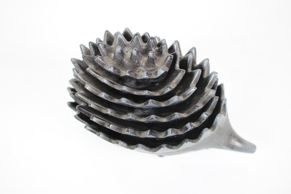 Mid-Century Metal Ashtray in the Shape of a Hedgehog, 1960s-TZ-1082038