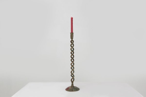 Mid-Century Metal Candleholder, 1920s-YSY-1317144