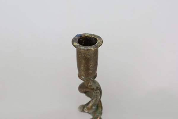 Mid-Century Metal Candleholder, 1920s-YSY-1317144