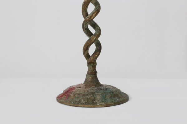 Mid-Century Metal Candleholder, 1920s-YSY-1317144