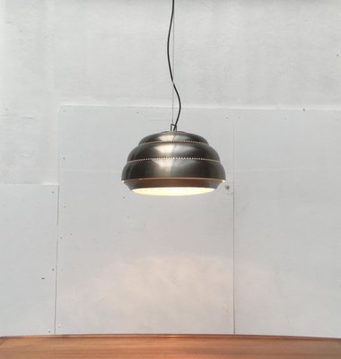 Mid-Century Metal & Glass Pendant Lamp-UAH-878806