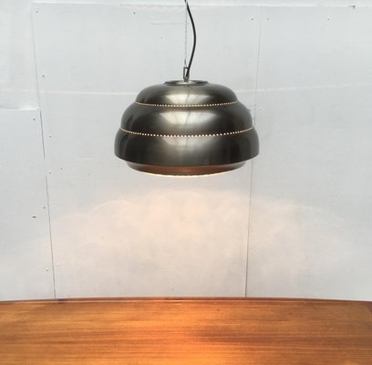 Mid-Century Metal & Glass Pendant Lamp-UAH-878806