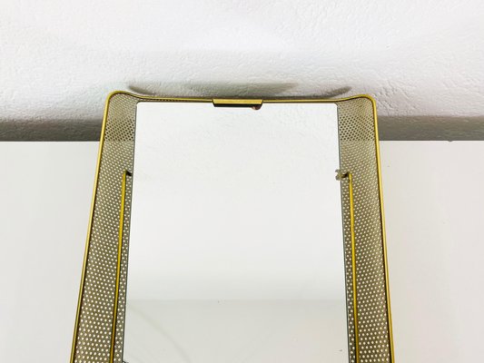 Mid-Century Metal Illuminated Mirror from Stilnovo, Italy, 1960s-PUK-783142