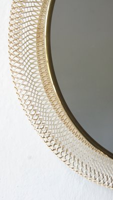 Mid-Century Metal Illuminated Mirror from Vereinigte Münchner Werkstätten, 1950s-UMB-1351163