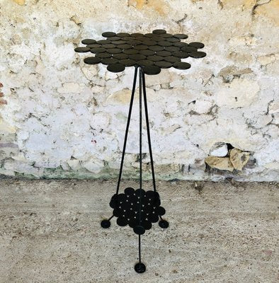 Mid-Century Metal Plant Stand on Tripod Legs-OJT-1334697