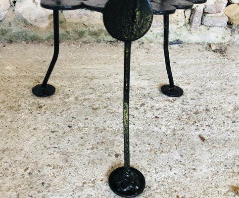 Mid-Century Metal Plant Stand on Tripod Legs-OJT-1334697