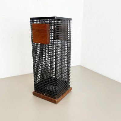 Mid-Century Metal Umbrella Stand in the Style of Josef Hoffmann, Austria, 1960s-QZ-1053178