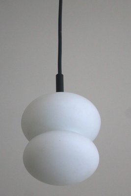 Mid-Century Milk Glass Pendant Lights, Set of 3-ED-1798698