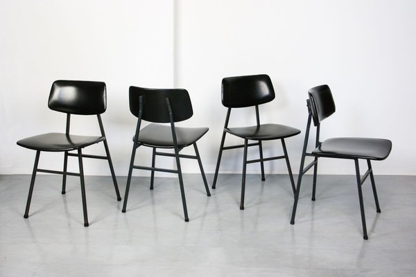 Mid-Century Minimalist Dining Chairs by Niko Kralj for Stol Kamnik, Set of 4-HGJ-627590