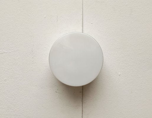 Mid-Century Minimalist Glass Ceiling or Wall Lamp, 1960s-UAH-1115369