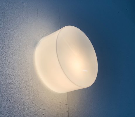 Mid-Century Minimalist Glass Ceiling or Wall Lamp, 1960s-UAH-1115369