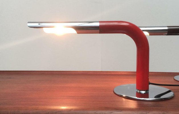 Mid-Century Minimalist Gulp Table Lamps by Ingo Maurer for M-Design, Germany, 1960s, Set of 2-UAH-1451395