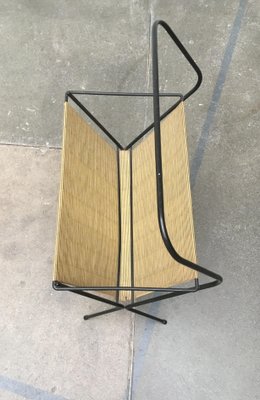 Mid-Century Minimalist Magazine Rack-UAH-872468