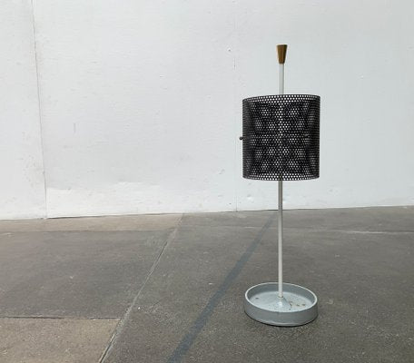 Mid-Century Minimalist Perforated Steel Umbrella Stand, 1960s-UAH-1313372