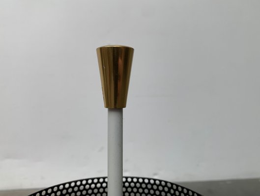 Mid-Century Minimalist Perforated Steel Umbrella Stand, 1960s-UAH-1313372