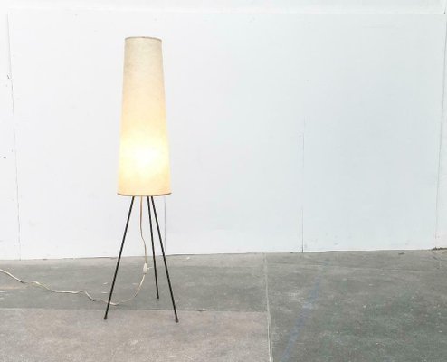 Mid-Century Minimalist Tripod Cocoon Floor Lamp, 1960s-UAH-1726199