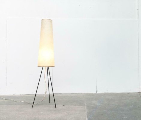 Mid-Century Minimalist Tripod Cocoon Floor Lamp, 1960s-UAH-1726199