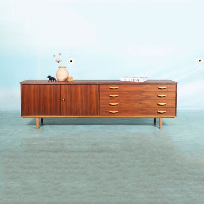 Mid-Century Minimalist Walnut Sideboard, 1960s-HGA-1794467