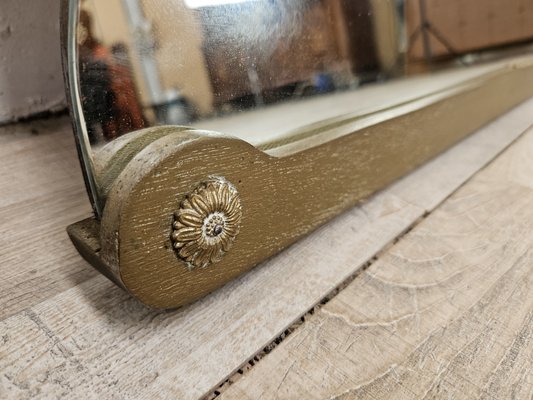 Mid-Century Mirror in Wood and Glass, 1960-ZUW-2018451