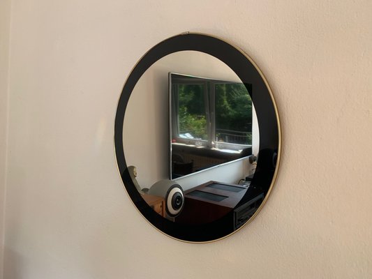 Mid-Century Mirror with Metal Frame, 1960s-RTR-1377360