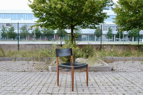 Mid-Century Model 3024 Leather Dining Chairs by Helmut Magg for Deutsche Werkstatten, 1957, Set of 2-UF-1371987