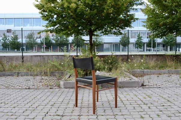 Mid-Century Model 3024 Leather Dining Chairs by Helmut Magg for Deutsche Werkstatten, 1957, Set of 2-UF-1371987