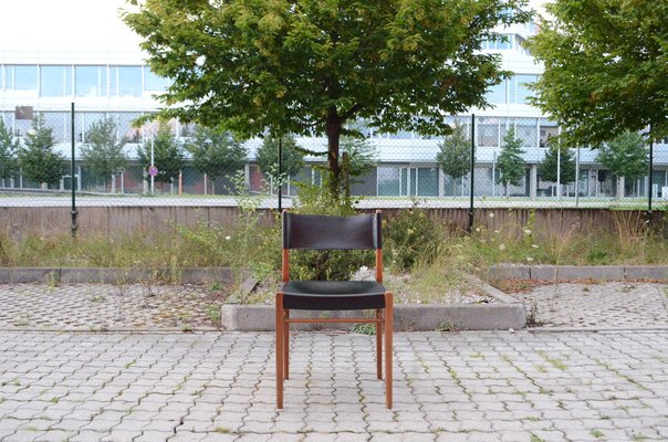 Mid-Century Model 3024 Leather Dining Chairs by Helmut Magg for Deutsche Werkstatten, 1957, Set of 2-UF-1371987