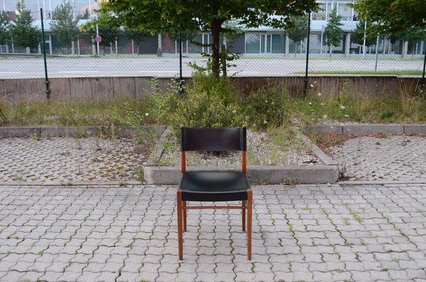 Mid-Century Model 3024 Leather Dining Chairs by Helmut Magg for Deutsche Werkstatten, 1957, Set of 2-UF-1371987