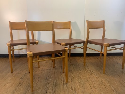 Mid-Century Model 351 Dining Chairs by Georg Leowald for Wilkhahn, Set of 4-PYR-590420