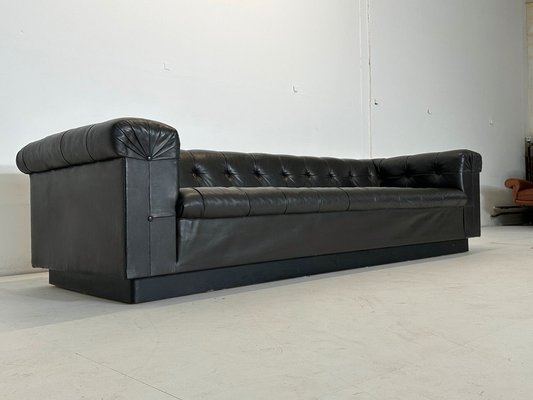 Mid-Century Model 5407 Sofa in Leather by Edward Wormley for Dunbar, 1960s-VGV-1770964