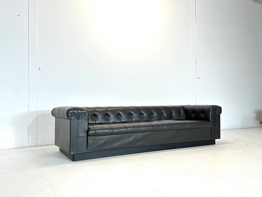 Mid-Century Model 5407 Sofa in Leather by Edward Wormley for Dunbar, 1960s-VGV-1770964