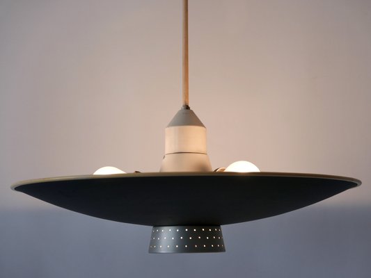 Mid-Century Modern 4-Flamed Dd 39 Pendant Lamp from Philips, Netherlands, 1950s-WPT-1440905