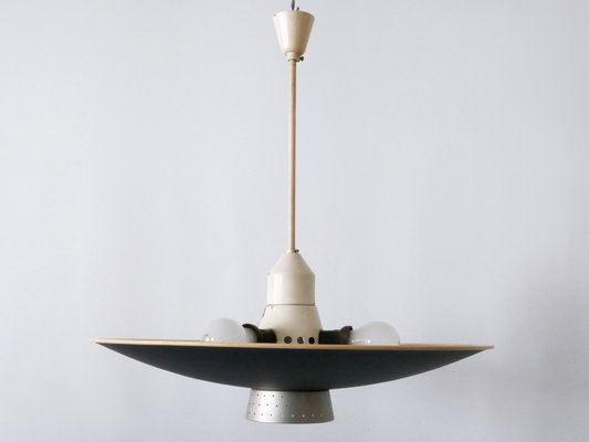 Mid-Century Modern 4-Flamed Dd 39 Pendant Lamp from Philips, Netherlands, 1950s-WPT-1440905